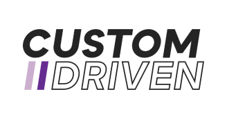 custom driven logo - black