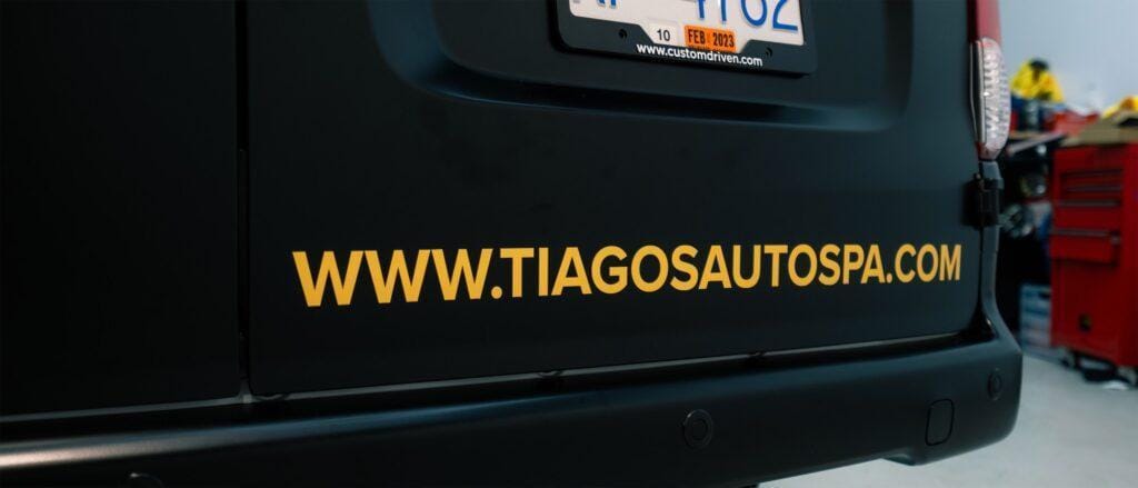 car wrap adding a website to my company car